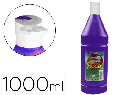 TEMPERA LIQUIDA JOVI ESCOLAR 1000 ML VIOLETA