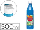 [50621] TEMPERA LIQUIDA JOVI ESCOLAR 500 ML AZUL CYAN