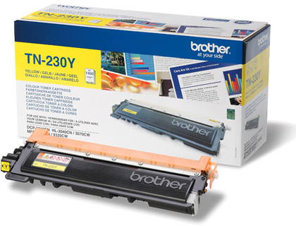 TONER BROTHER TN-230 AMARILLO -1.400PAG- HL-3040CN HL-3070CW DCP-9010CN MFC-9120CN MFC-9320CW