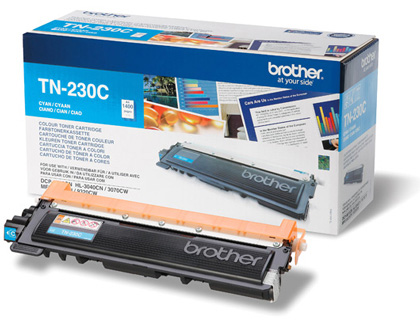 TONER BROTHER TN-230 CIAN -1.400PAG- HL-3040CN HL-3070CW DCP-9010CN MFC-9120CN MFC-9320CW