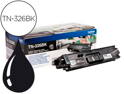 TONER BROTHER TN-326BK HLL8250CDN / HLL8350CDW ALTA CAPACIDAD NEGRO 4000 PAG