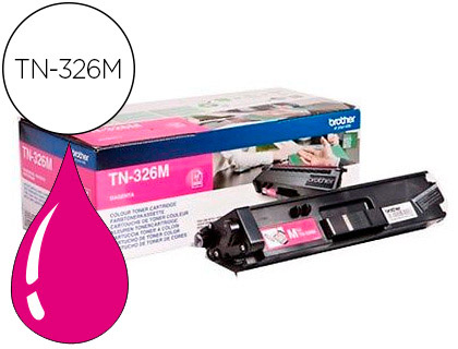 TONER BROTHER TN-326M HLL8250CDN / HLL8350CDW ALTA CAPACIDAD MAGENTA 3500 PAG