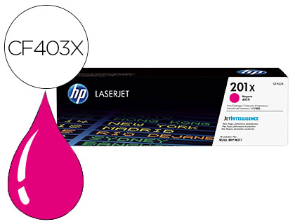 TONER HP 201X LASERJET PRO M252 /MFP M277 MAGENTA 2.300 PAG