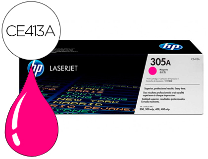 TONER HP 305A LASERJET M351/M451/M375/M475 MAGENTA 2600 PAG