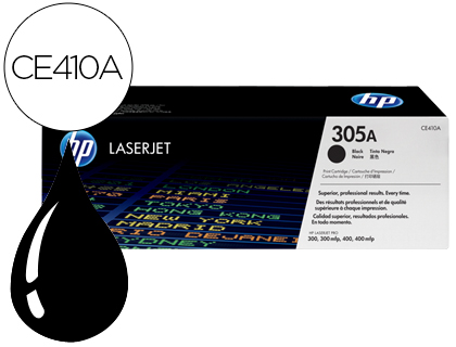 TONER HP 305A LASERJET M351/M451/M375/M475 NEGRO 2200 PAG