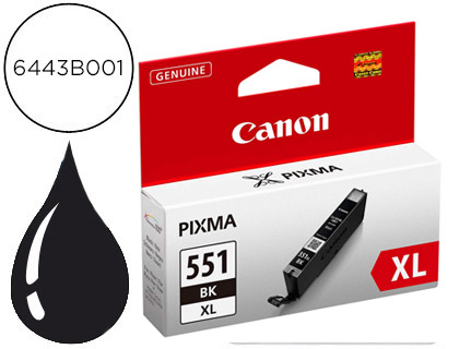 INK-JET CANON CLI-551/550XL MG5450 / IP7250 / MG6350 NEGRO