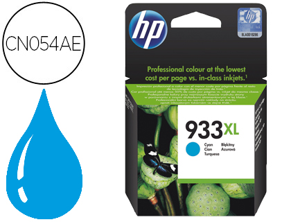 INK-JET HP 933XL CIAN CN054AE OFFICEJET 6100/6600/6700 PREMIUM CAPACIDAD 825 PAG