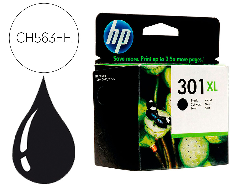 INK-JET HP 301XL NEGRO