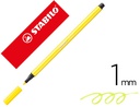 [68/24] ROTULADOR STABILO PEN 68 AMARILLO LIMON 1 MM