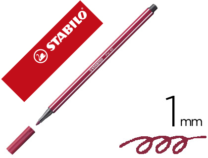 ROTULADOR STABILO PEN 68 PURPURA 1 MM