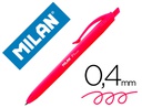 [176512925] BOLIGRAFO MILAN P1 RETRACTIL 1 MM TOUCH ROJO