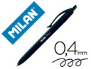 [176511925] BOLIGRAFO MILAN P1 RETRACTIL 1 MM TOUCH NEGRO