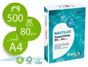 [013408010001] PAPEL FOTOCOPIADORA NAUTILUS SUPERWHITE 100% RECICLADO DIN A4 80 GRAMOS PAQUETE DE 500 HOJAS