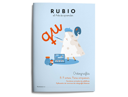 CUADERNO RUBIO ORTOGRAFÍA 3. 8-9 años. Para empezar.