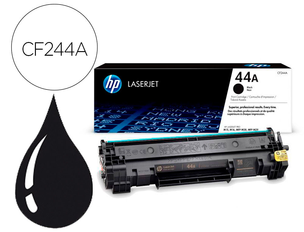 TONER HP 44A NEGRO ORIGINAL /1.000 PAGINAS M15A, M15W, MFP M28A, MFP M28W