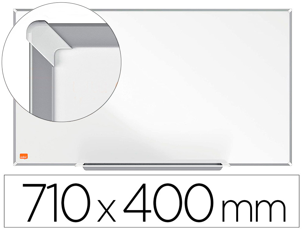 PIZARRA BLANCA NOBO IP PRO 32\&quot; LACADA MAGNETICA 710X400 MM