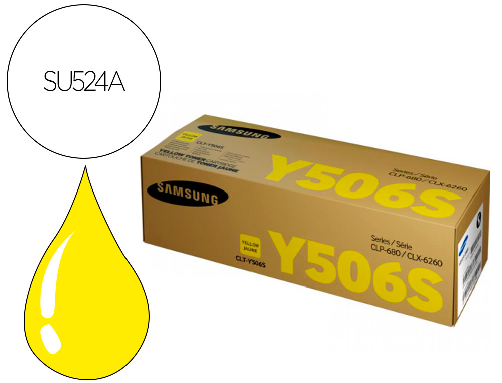 TONER HP SAMSUNG CLP680ND CLX6260 SERIES AMARILLO