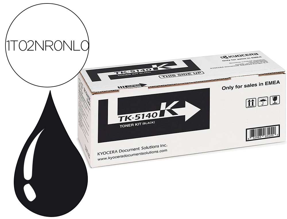 TONER TK-5140K KYOCERA ECOSYS M6530CDN, M6530CDN/KL3, P6130CDN, P6130CDN/KL3 NEGRO TK5140