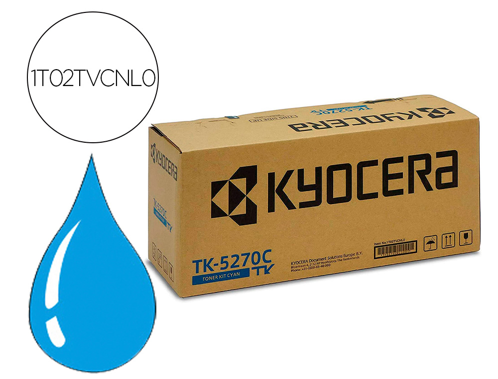 TONER KYOCERA TK5270C CIAN PARA ECOSYS M6230 / 6630CIDN