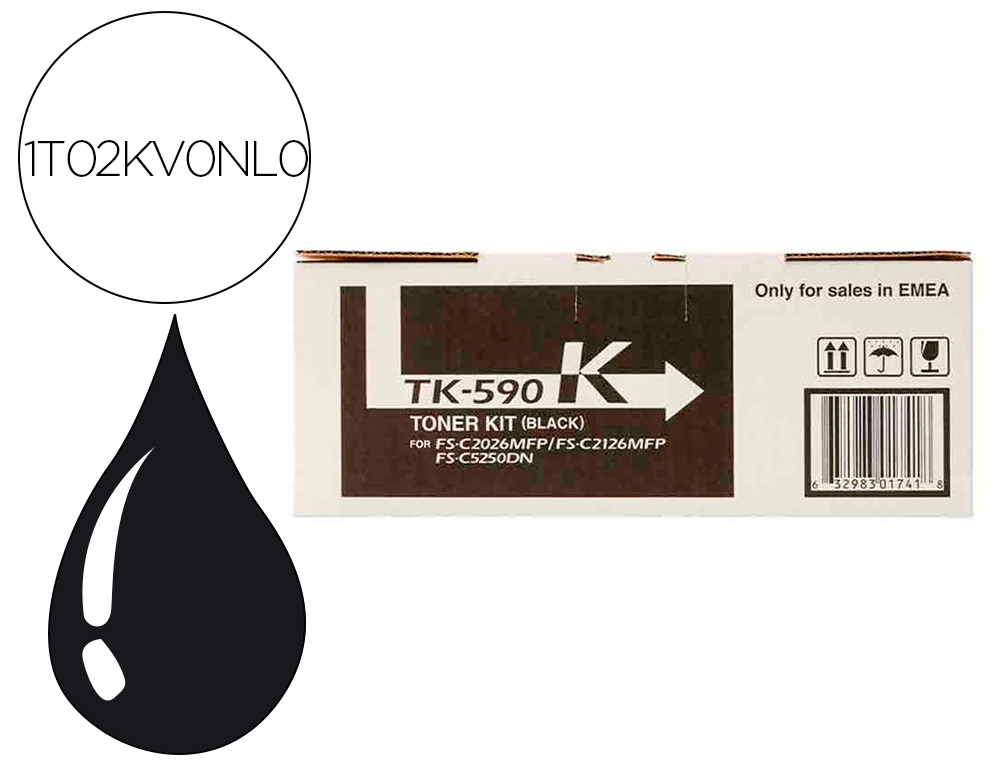 TONER KYOCERA TK-5195C -MITA NEGRO TK590K