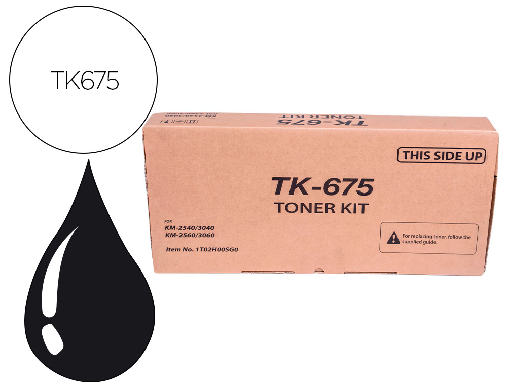 TONER KYOCERA -MITA KM-2560 NEGRO TK-675