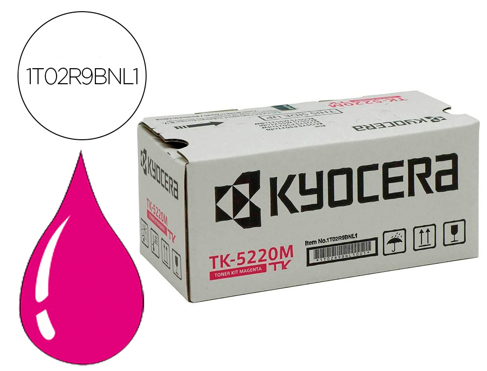 TONER KYOCERA MITA TK-5220M MAGENTA ECOSYS M5521CDW, ECOSYS M5521CDN 1200 PAG