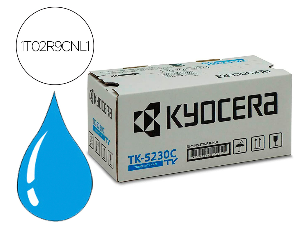 TONER KYOCERA MITA TK-5220C CIAN ECOSYS M5521CDW, ECOSYS M5521CDN 1200 PAG