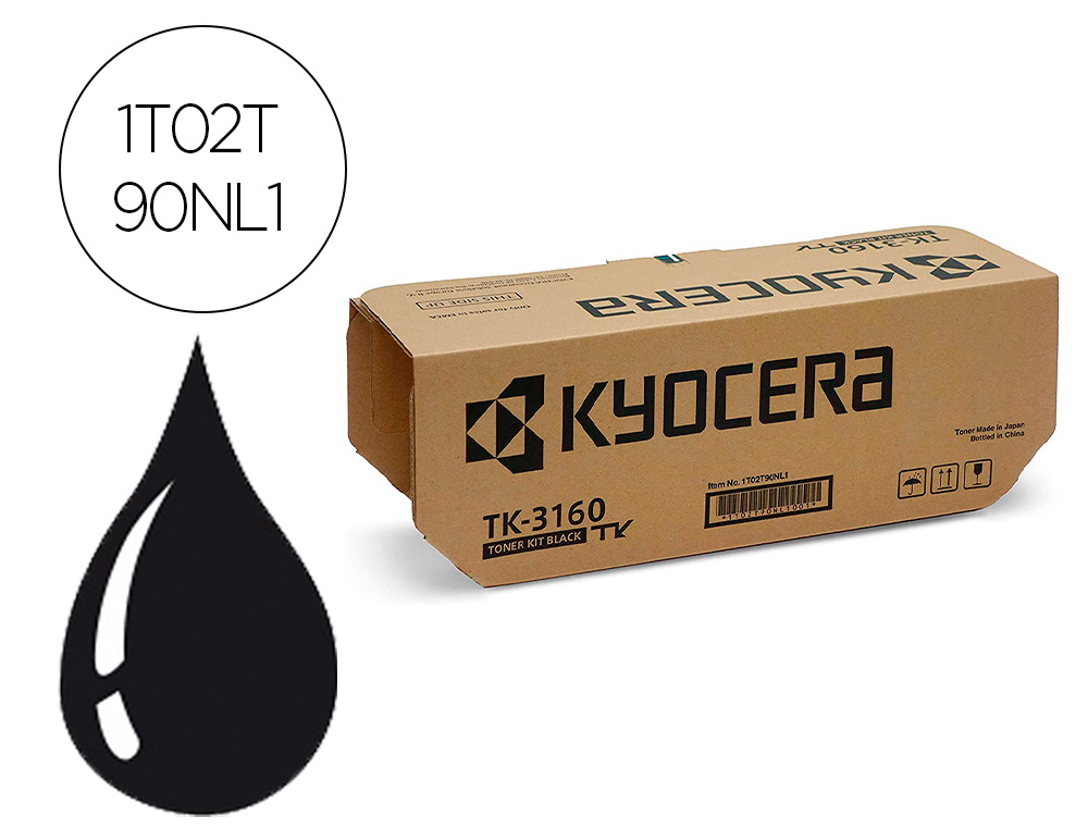 TONER KYOCERA ECOSYS P3045DN NEGRO TK-3160