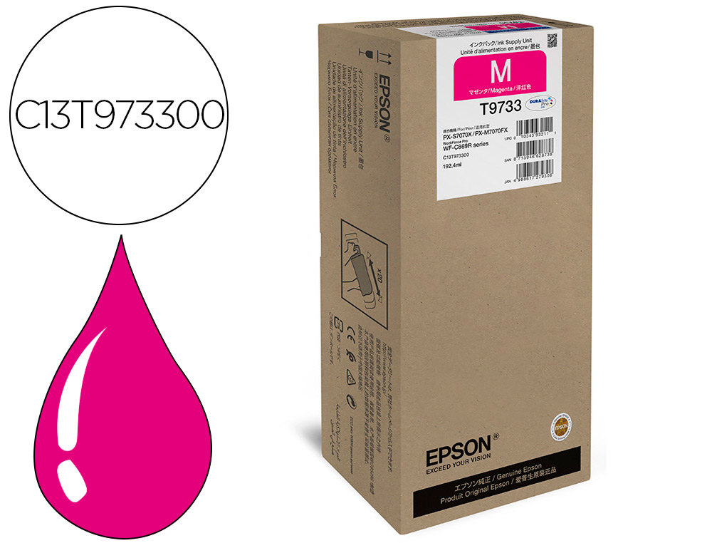 INK-JET EPSON WORKFORCE PRO WF-C869R MAGENTA XL INK SUPPLY UNIT