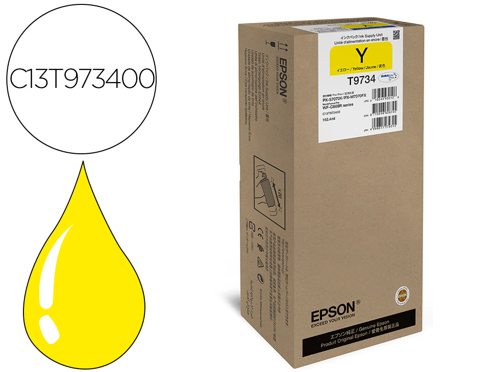 INK-JET EPSON WORKFORCE PRO WF-C869R AMARILLO XL INK SUPPLY UNIT