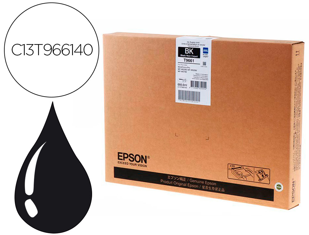 INK-JET EPSON WF-M52XX/57XX SERIES XXL NEGRO