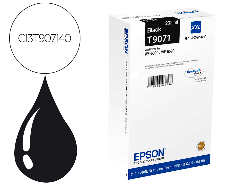 INK-JET EPSON WF-6XXX NEGRO XXL