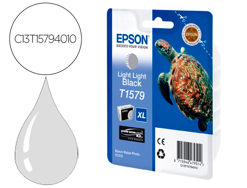 INK-JET EPSON STYLUS PHOTO R3000 GRIS CLARO