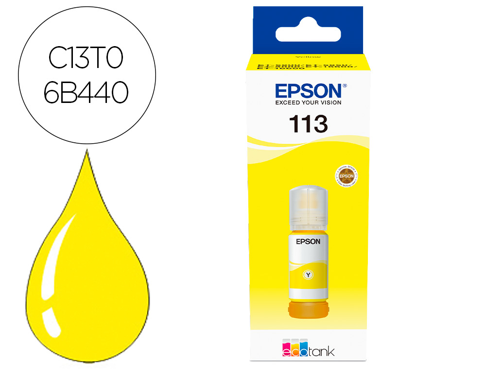 INK-JET EPSON ECOTANK 113 SERIES AMARILLO