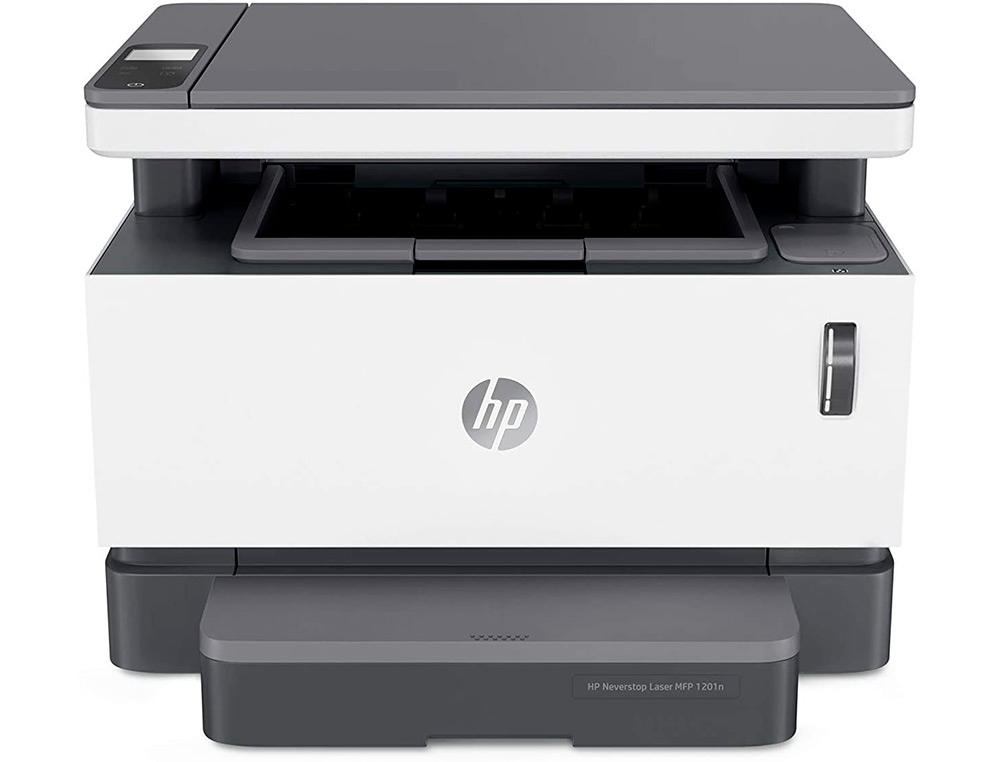 EQUIPO MULTIFUNCION HP NEVERSTOP LASER 1201N ETHERNET WIFI 20PPM BANDEJA 150 HOJAS ESCANER COPIADORA