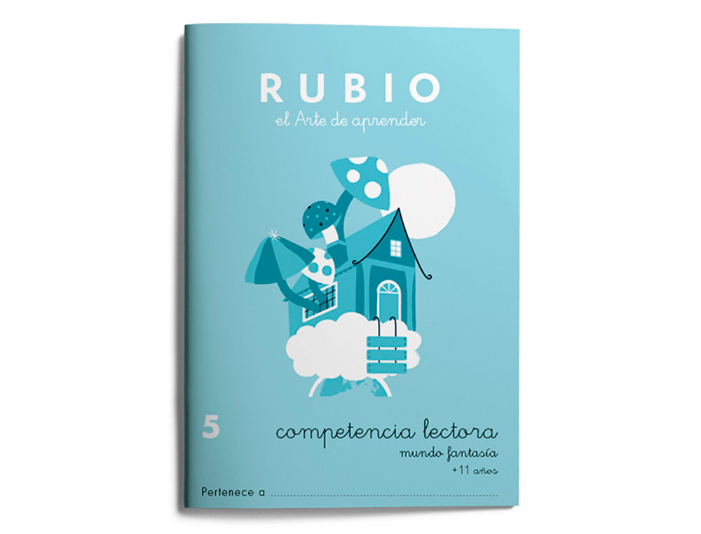 CUADERNO RUBIO COMPETENCIA LECTORA 5 - MUNDO FANTASÍA