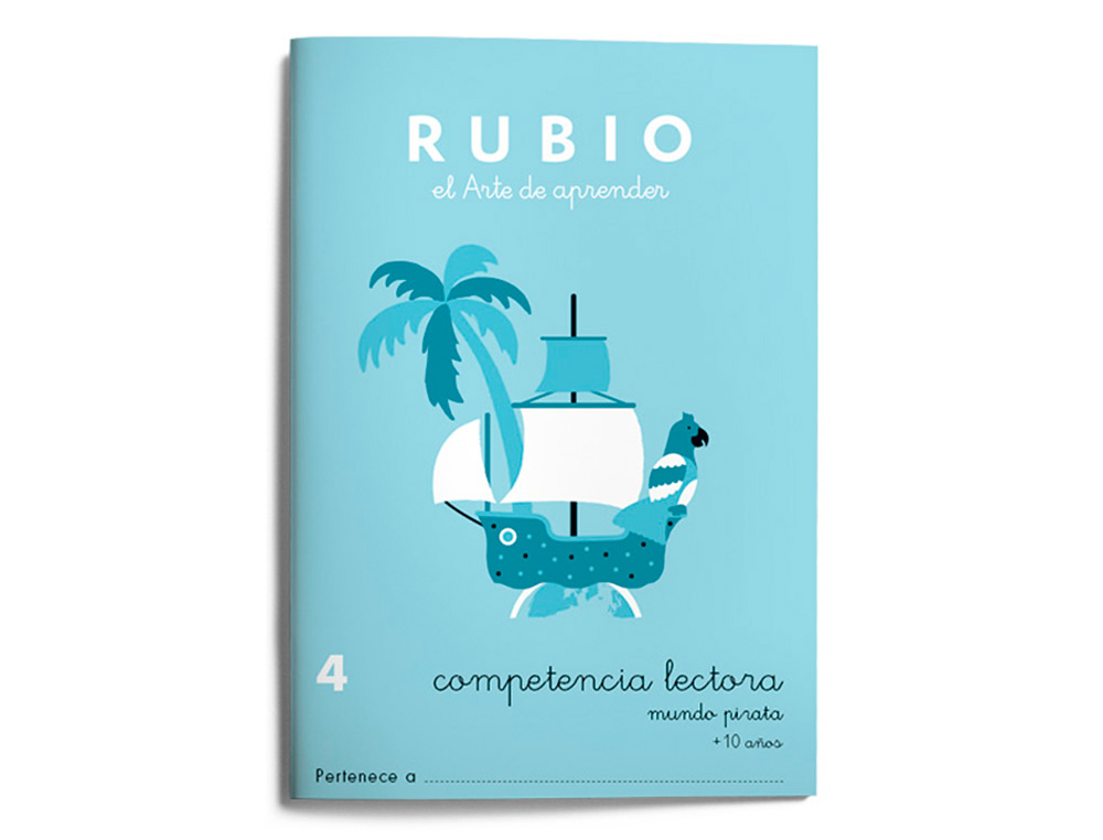 CUADERNO RUBIO COMPETENCIA LECTORA 4 - MUNDO PIRATA