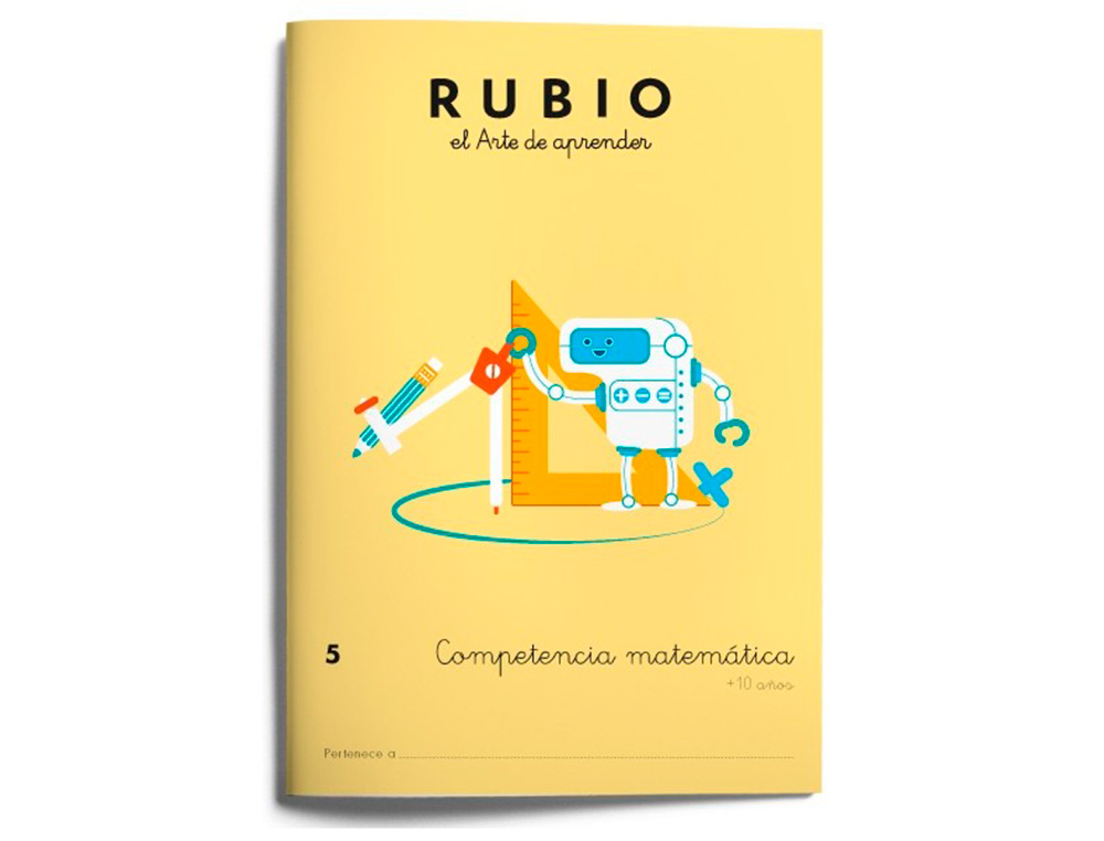 CUADERNO RUBIO COMPETENCIA MATEMÁTICA 5 (+10 AÑOS)