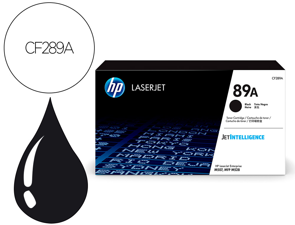 TONER HP LASERJET 89A M507 / MFP M528 NEGRO 5000 PAGINAS