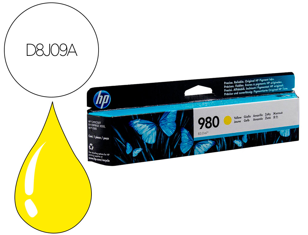 TONER HP EMPRESA X585 AMARILLO N 980