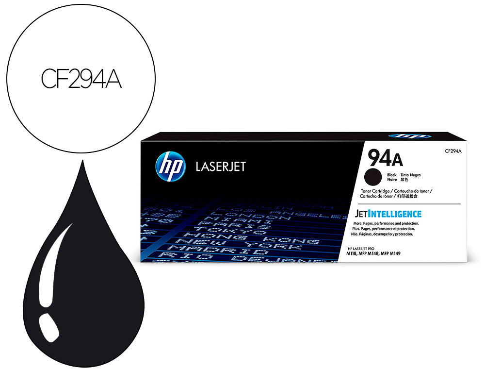 TONER HP 94A LASERJET PRO M118/M140/M148 NEGRO 1200 PAGINAS