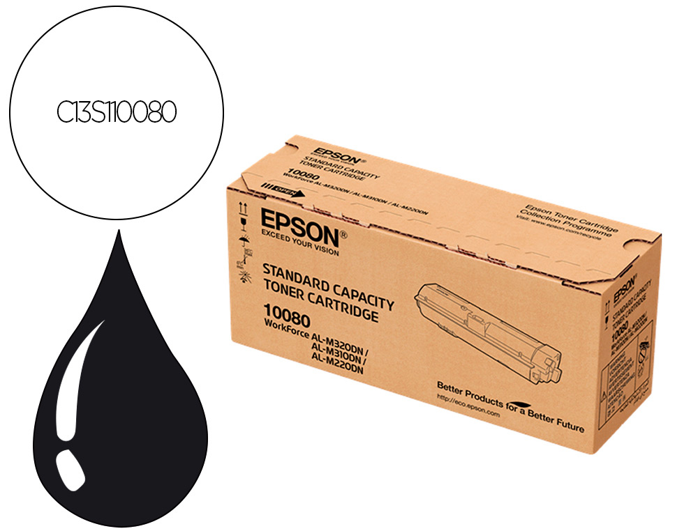 TONER EPSON LASER AL-M300 SERIES 270 NEGRO 10000 PAGINAS