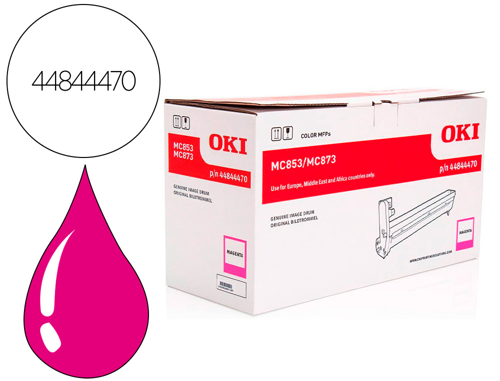 TAMBOR OKI LASER I MC853 / 873 MAGENTA 30000 PAGINAS