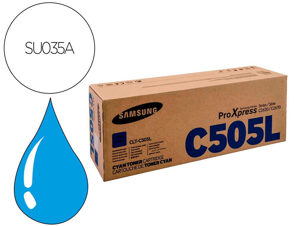 TONER HP SAMSUNG PROXPRESS C2620DW TONER CIAN