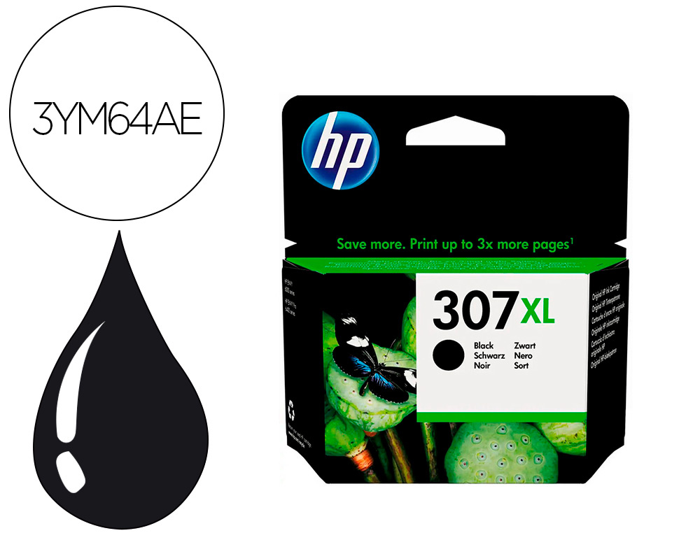 INK-JET HP ENVY PRO 6420 NEGRO ALTA N 307XL/1000 PAGINAS