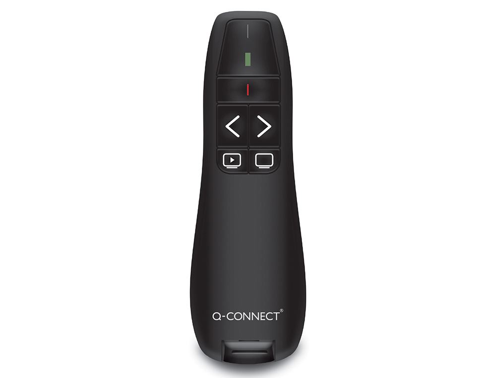 PUNTERO LASER Q-CONNECT PARA PRESENTACIONES 5 BOTONES ALCANCE 20 MT MICRO USB