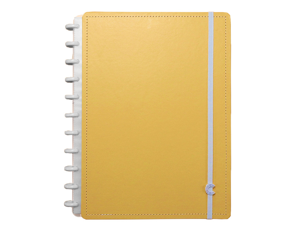 CUADERNO INTELIGENTE GRANDE TONOS PASTEL NARANJA 280X215 MM