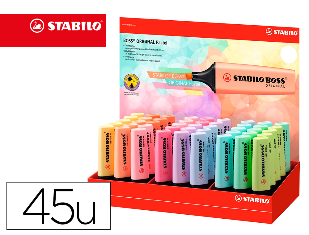 ROTULADOR STABILO BOSS FLUORESCENTE 70 PASTEL