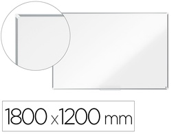 [1915149] PIZARRA BLANCA NOBO PREMIUM PLUS ACERO VITRIFICADO MAGNETICA 1800X1200 MM