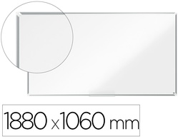 [1915369] PIZARRA BLANCA NOBO PREMIUM PLUS ACERO VITRIFICADO FORMATO PANORAMICO 85\&quot; MAGNETICA 1880X1060 MM